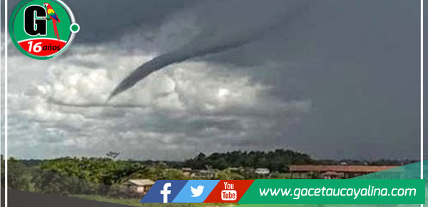 Pucallpa sorprendida por fenómeno meteorológico: "embudo de aire frío" oscurece el cielo