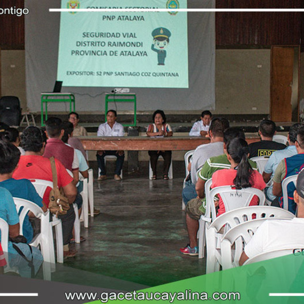 Conducción Responsable: Municipio de Atalaya Capacita a más de 500 Conductores