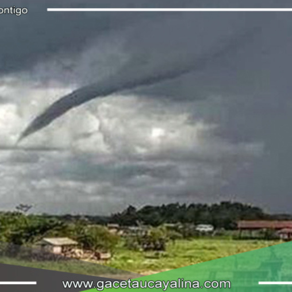 Pucallpa sorprendida por fenómeno meteorológico: "embudo de aire frío" oscurece el cielo