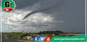 Pucallpa sorprendida por fenómeno meteorológico: "embudo de aire frío" oscurece el cielo