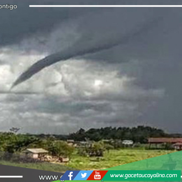 Pucallpa sorprendida por fenómeno meteorológico: "embudo de aire frío" oscurece el cielo