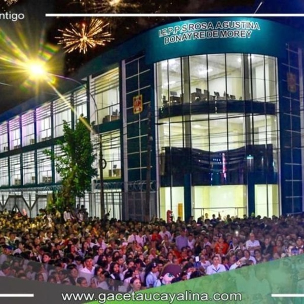  Tras largo años de estar paralizada, inaguran colegio RosaAgustina