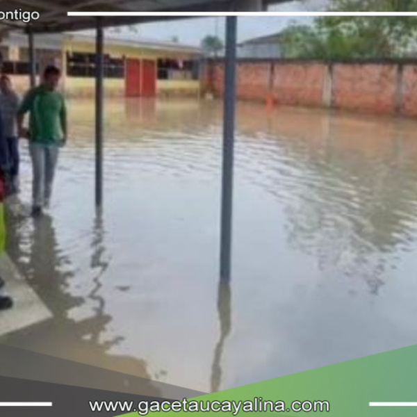 Lluvias intensas inundan Iquitos y afectan instituciones educativas