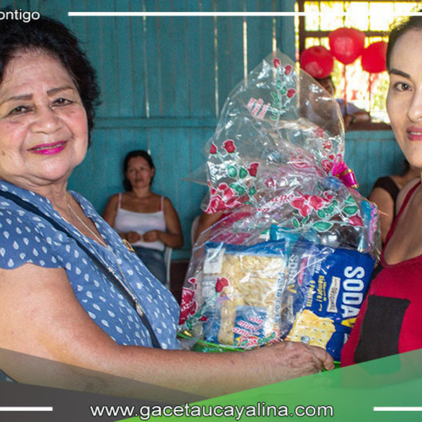 Autoridades de Atalaya celebran el XI aniversario de posesión y homenajean a madres de la J.V. Pacho Mendoza