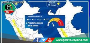 Ponerse en alerta este 15 y 16 de Mayo que podria darse este fenómeno meteorológico