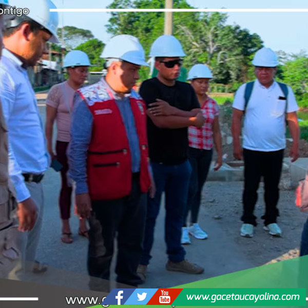 Alcalde de Sepahua supervisa avance de obra clave para el distrito