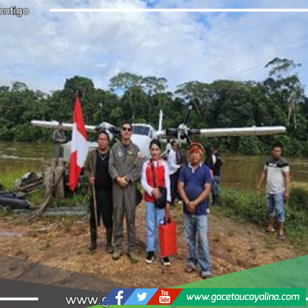Loreto: la comunidad nativa Boca de Copal recibe servicios del Estado a través de la PIAS aérea