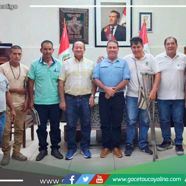 Alcalde de Atalaya y Gobernador de Ucayali coordinan acciones para mejorar caminos vecinales