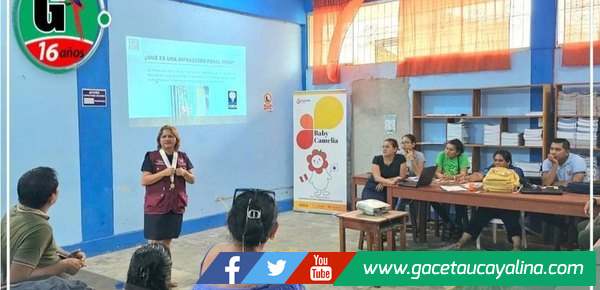  Obtuvieron charla gratuita a Adolescentes e infracción a la ley penal