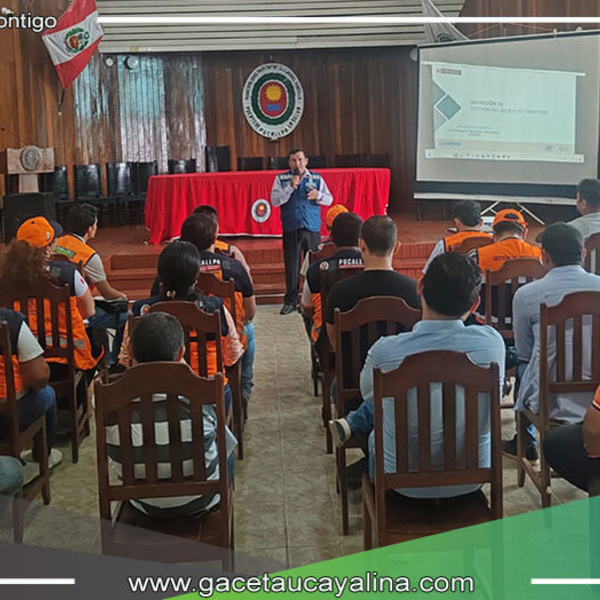 Municipalidad de Coronel Portillo fortalece capacidades en gestión del riesgo de desastres