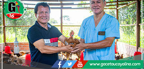 Alcalde Fernando Arechaga García fortalece el sector agropecuario con entrega de aves y maquinaria