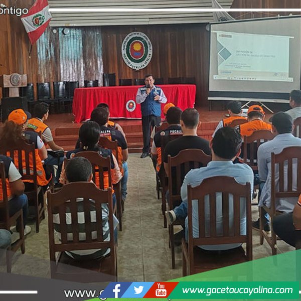 Municipalidad de Coronel Portillo fortalece capacidades en gestión del riesgo de desastres