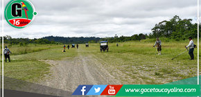 Municipalidad de Sepahua intensifica mantenimiento del aeródromo en vísperas de su aniversario