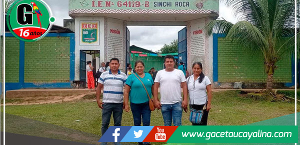 Autoridades de Irazola reconocen 50 años de la IE Agropecuaria N° 64119-B