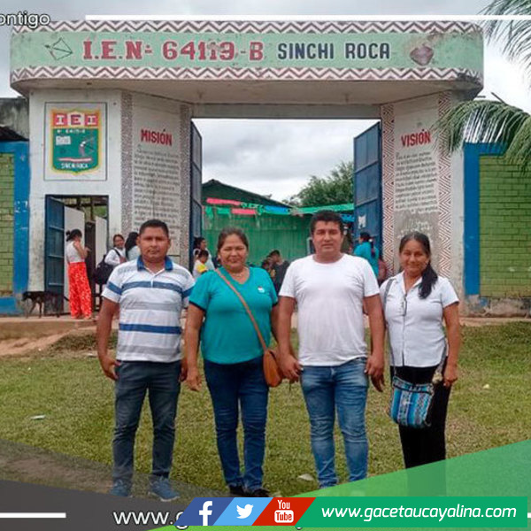 Autoridades de Irazola reconocen 50 años de la IE Agropecuaria N° 64119-B