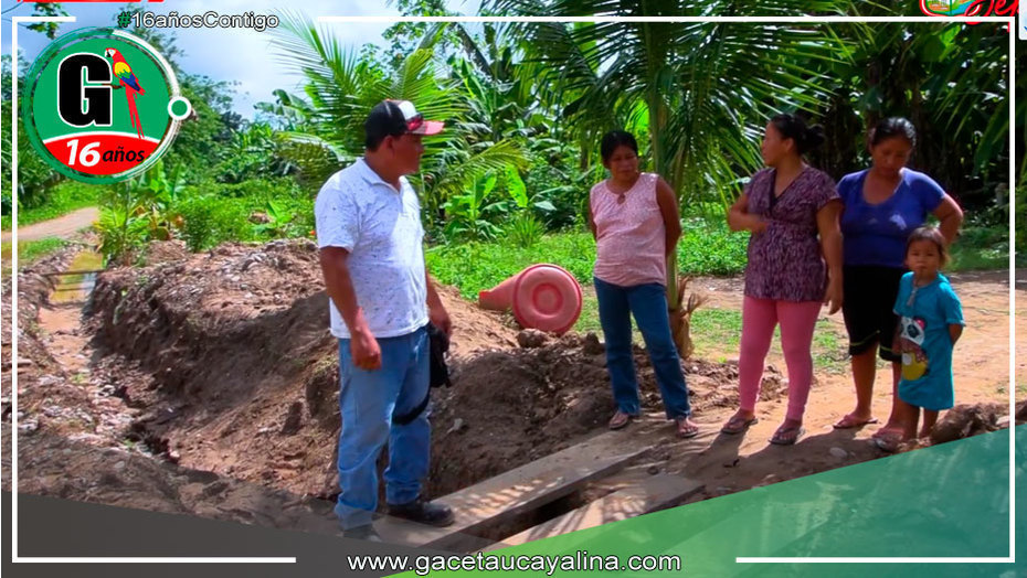 Moradores y municipalidad de Sepahua unidos por la ampliación del servicio de agua