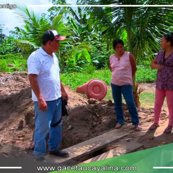 Moradores y municipalidad de Sepahua unidos por la ampliación del servicio de agua