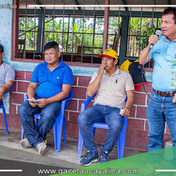 Alcalde Fernando Arechaga García se une a festividad anual en comunidad nativa de Shahuaya