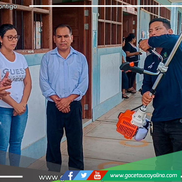 Apoyo municipal para el cuidado del entorno escolar en Alexander Von Humboldt