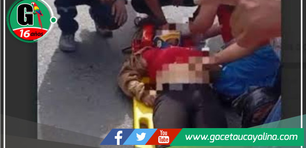 Accidente en Huánuco deja una joven fallecida y un herido