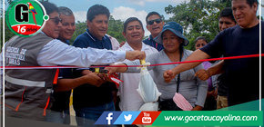 Inauguran seis puentes en Alexander Von Humboldt para beneficiar a agricultores