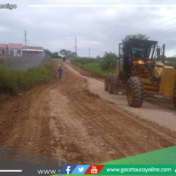 Villa San Alejandro se renueva: Arreglan calles en vísperas del 42º Aniversario de Irazola