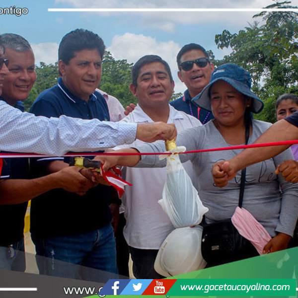 Inauguran seis puentes en Alexander Von Humboldt para beneficiar a agricultores