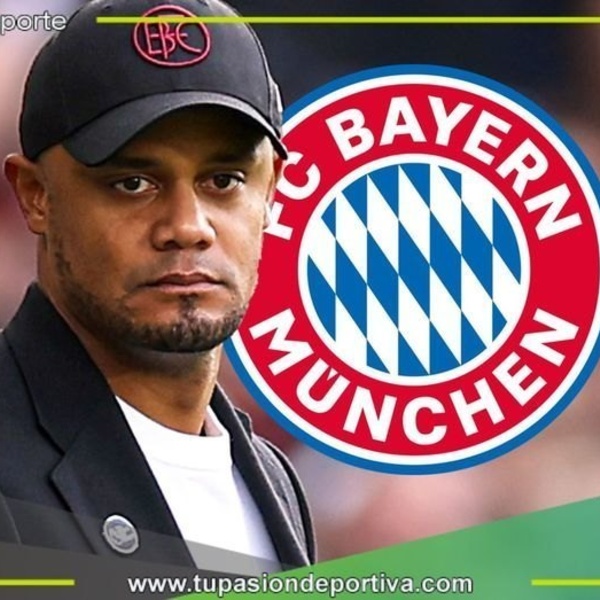 Vincent Kompany sería nuevo técnico del Bayern Munich