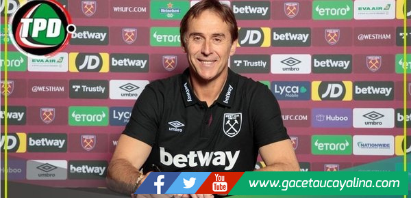 Julen Lopetegui asume el cargo de técnico en el West Ham United.