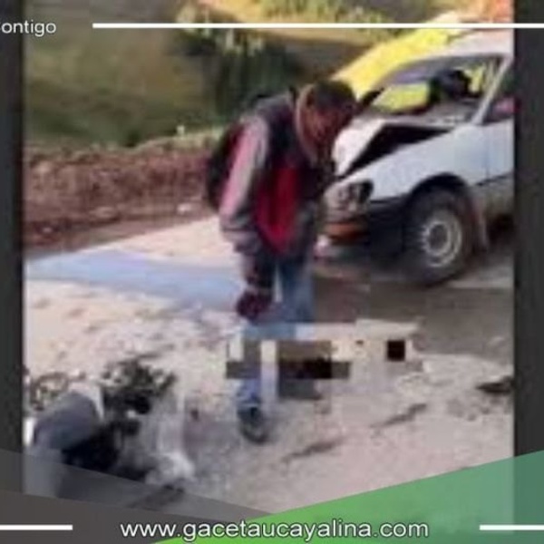Grave accidente en deja a motociclista herido