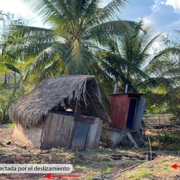 San Martín: sugieren reubicar las viviendas en el centro poblado de Poloponta debido a un deslizamiento de tierra