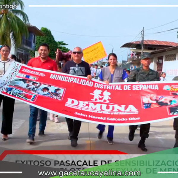 Sepahua Marcha Contra la Trata y Explotación Infantil