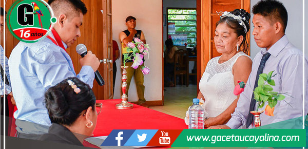 Unión de Vidas en el Matrimonio Civil Comunitario Presidido por el Alcalde de Sepahua