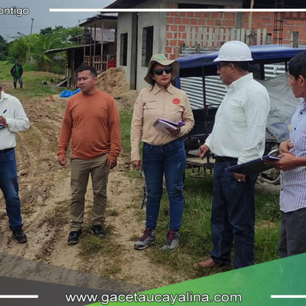 Visita del alcalde de Ucayali al barrio 25 de octubre para atender necesidades prioritarias