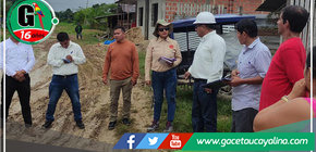 Visita del alcalde de Ucayali al barrio 25 de octubre para atender necesidades prioritarias