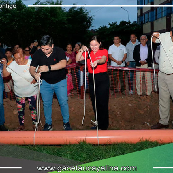 Inicia Obra de Agua y Desagüe en Urbanización Petro Perú en Pucallpa