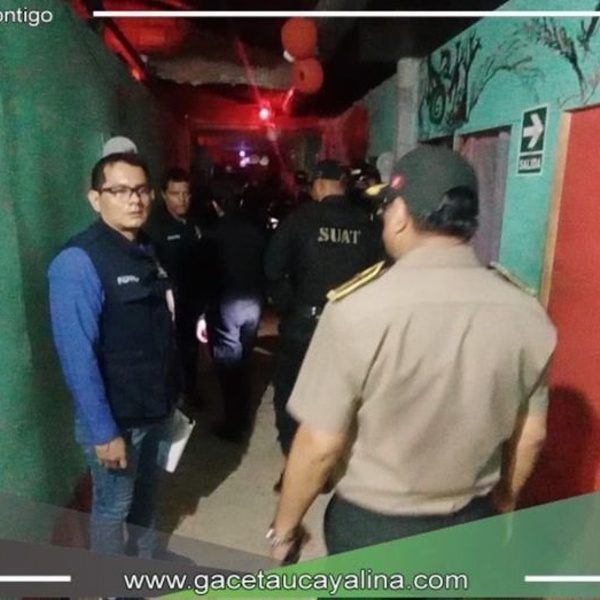 Policía ejecuta operativo conjunto en burdeles en el distrito de San Juan Bautista