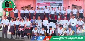 Alcalde John Salcedo Ríos entrega instrumentos musicales a colegios de Sepahua