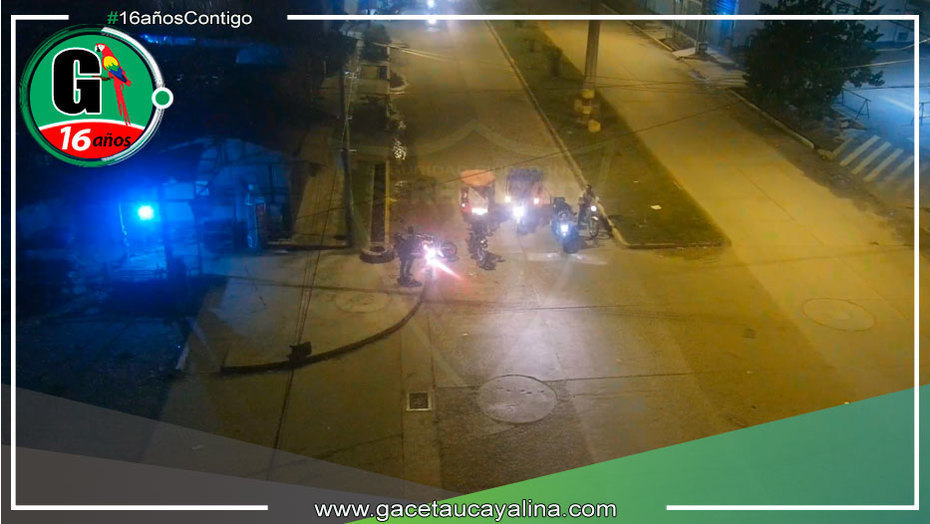 Efectivo policial sufre accidente en intento de persecución en avenidas de Pucallpa