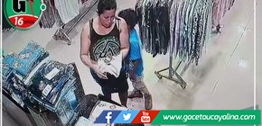 Madre utiliza a sus hijos menores de edad para robar celular de alta gama