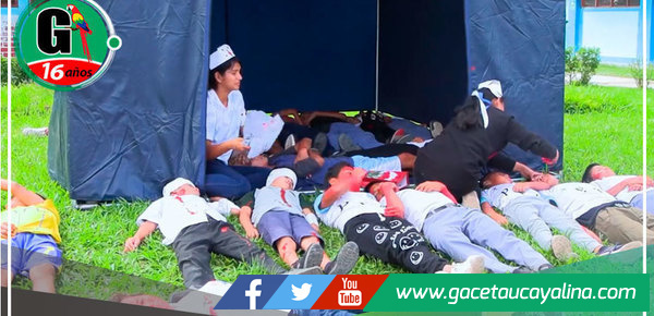 Sepahua se prepara ante desastres naturales con Simulacro Nacional