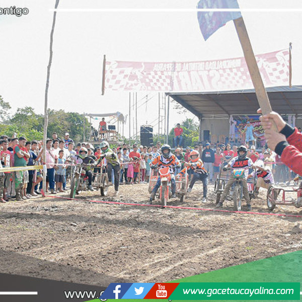 Sepahua vibra con la emocionante Carrera de Motokar Cross
