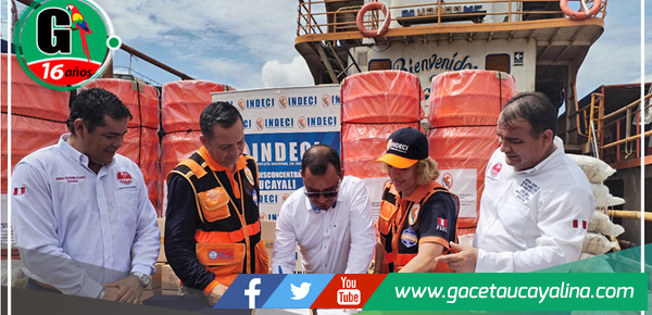 Indeci y Gobierno Regional de Loreto coordinan entrega de ayuda humanitaria en distrito de Sarayacu