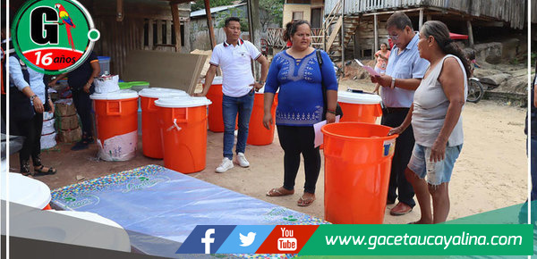 Alcalde de Ucayali brinda ayuda humanitaria al barrio 28 de Julio