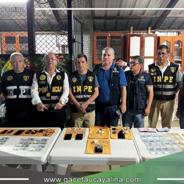 Policía ejecuta operativo conjunto contra organizaciones criminales que operarían en el penal de Iquitos