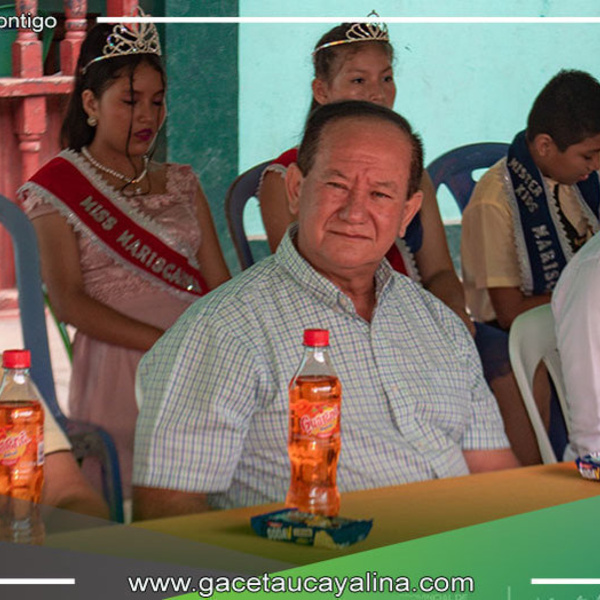 Alcalde de Atalaya honra el XLII aniversario de la I.E. Mariscal Cáceres con su participación activa
