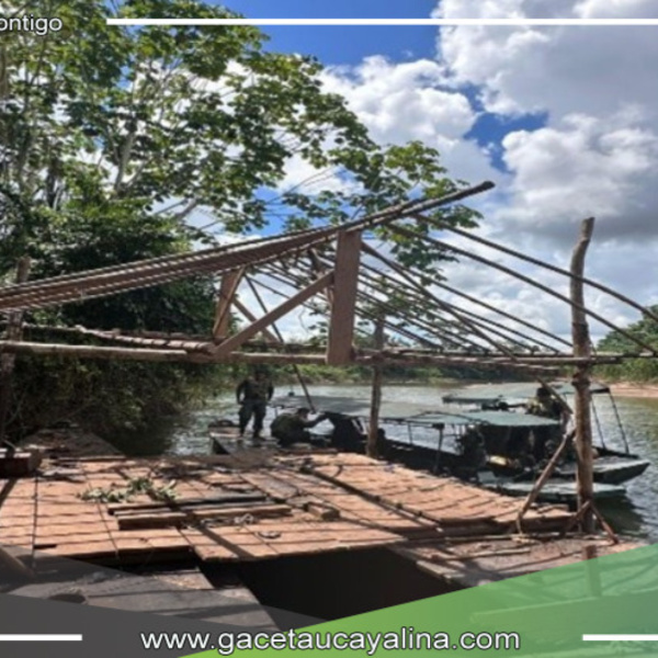 Operativo conjunto contra minería ilegal en Huánuco: destruyen equipos confiscados