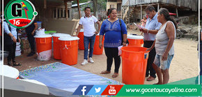 Alcalde de Ucayali brinda ayuda humanitaria al barrio 28 de Julio