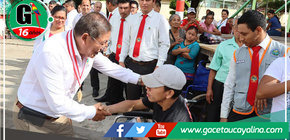 Alcalde de Ucayali brinda apoyo integral a personas con discapacidad