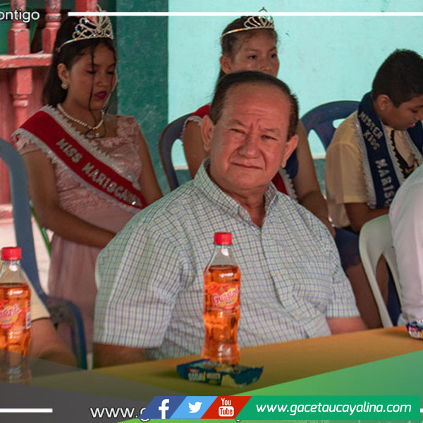 Alcalde de Atalaya honra el XLII aniversario de la I.E. Mariscal Cáceres con su participación activa